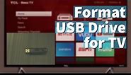 How to Format USB Drive for your TV