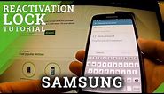 How to enable Reactivation Lock - turn on Samsung Reset protection