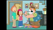 Family Guy Peter throws up a scarf