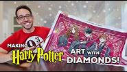 Making Harry Potter Art with DIAMONDS | The Golden Trio | Diamond Art Club