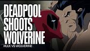 Deadpool shoots Wolverine in the head | Hulk vs Wolverine