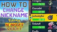 How to Change a Pokémon's Nickname in Pokémon Scarlet & Violet! - Scarlet Violet Change Name Guide