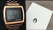 Nixon Base All Rose Gold Digital Watch A1107897 (Unboxing) @UnboxWatches