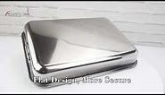 rectangular serving tray of manufacturer stainless steel rectangular dish