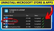 How to Uninstall Microsoft Store & Microsoft Store Apps (Windows 10 & Windows 11 Tutorial)
