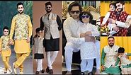 father and son matching outfits for Eid 2024\Partyware Dress For Father And Son 2024\ wedding ideas
