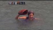 Fan accidentally falls into McCovey Cove