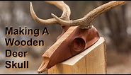 Carving A Deer Skull - European Mount Shed Antlers