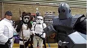 Awesome Iron Giant Cosplay at Cleethorpes Comic Con 2018