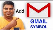 How to Add Gmail Symbol in Word - For Resume