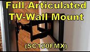 Amazing Omni-Mount TV Wall Mount Full Motion Articulation (SC120FMX)
