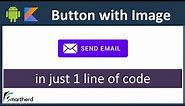 How to add icon to Button in Android (Kotlin). Android Studio Tutorial