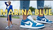 UNDERRATED? Jordan 1 Low Marina Blue On Foot Review How to Style