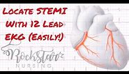 Locate and interpret STEMI based on 12 Lead EKG