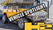 Spotlight - 2005 Hummer H2, Leveled, 22x14's and 325/50's
