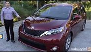 2015 Toyota Sienna Minivan Walkaround Video Review - Lots of Great Features