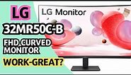 LG 32MR50C-B 32-inch FHD Curved Monitor 100Hz | INTRODUCE