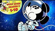 A Mickey Mouse Cartoon : Season 2 Episodes 1-10 | Disney Shorts
