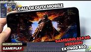 Samsung Galaxy A14 4G Version test game Call of Duty Mobile CODM | Exynos 850