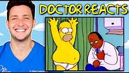 Doctor Reacts To Simpsons Medical Scenes