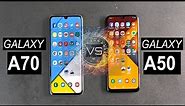 Samsung Galaxy A70 vs A50 Real Life Speed Test Comparison