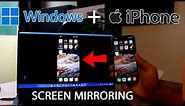 How to screen mirror your iPhone to a Windows PC
