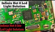 Infinix Hot 8 Lcd Light Solution | Infinix Hot 8 lite Lcd Light Solution