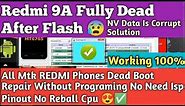 REDMI 9A Fully Dead Boot Repair Without Isp Pinout No Need Programing No Reball Emmc