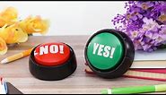 2pc Kole Talking Buzzer Buttons – 10 Fun Versions Of Yes & No!