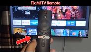 How to fix mi tv remote not working
