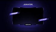 Animated Rounded Webcam Overlay Template || Stream Overlays Template
