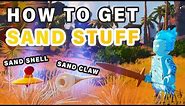 How to Find Sand Shells & Sand Claw ► LEGO Fortnite