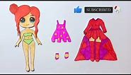 How to make a paper doll | Zed cute drawings