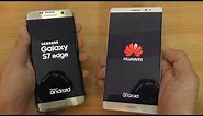 Samsung Galaxy S7 Edge vs Huawei Mate 8 - Speed Test (4K)