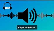 Boom headshot meme sound effect