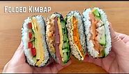 Folded Kimbap | Sushi Sandwich, Onigirazu | Easy Bento Box Lunch Ideas | Ticktock Wrap Hack | 紫菜包饭