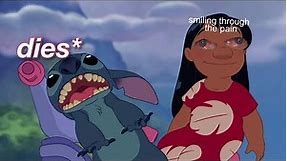 lilo & stitch being a COMPLETE MESS for 2 minutes and 47 seconds straight