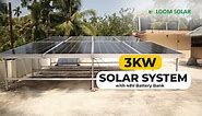 3kW Solar System Price in India, 2024