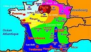Carte France---Leçon 1 La géographie de la France