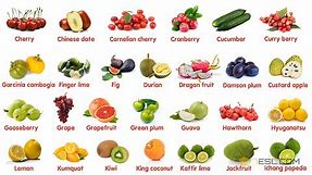 Fruit Names in English