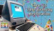 Mac84: Original Apple iMac G3 20th Birthday Restoration