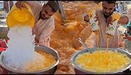SLICE JUICE MILKSHAKE | Amazing Mango Slice Soft Drink Juice! Crushed Ice Street Drink Karachi