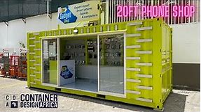 20ft container phone shop