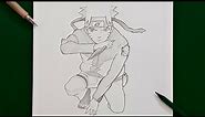 How to draw Naruto | Naruto full body step by step | easy tutorial