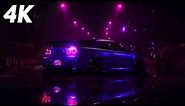 4K Nissan Skyline R34 GT-R Night Rain - Relaxing Live Wallpaper