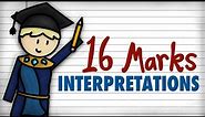 How to answer a 16 mark 'Interpretations' Exam Question | Edexcel History GCSE Revision