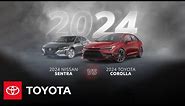 2024 Toyota Corolla vs 2024 Nissan Sentra | Toyota