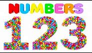 Learn Numbers with Colorful Balls - Colors and Numbers Videos for Children