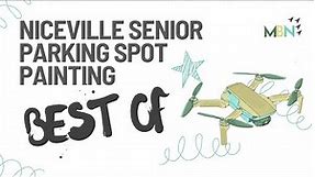 Seniors Paint Parking Spots at Niceville High School