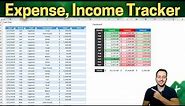 How to Make a Financial Excel Tracker | Budget Template | Income and Expense